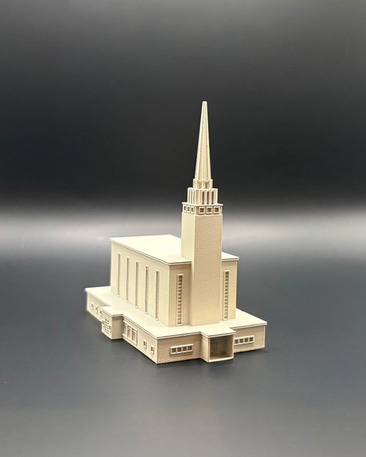 London England Temple – 3D Printed Resin Model Ornament