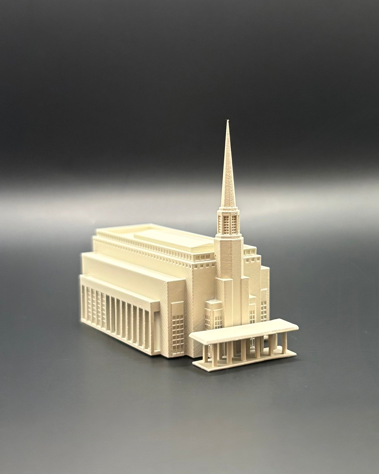 Preston England Temple – 3D Printed Resin Model Ornament
