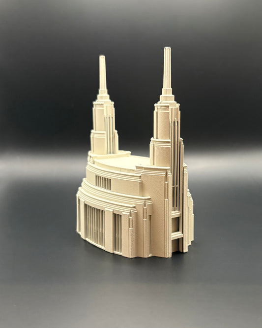 Rome Italy Temple – 3D Printed Resin Model Ornament